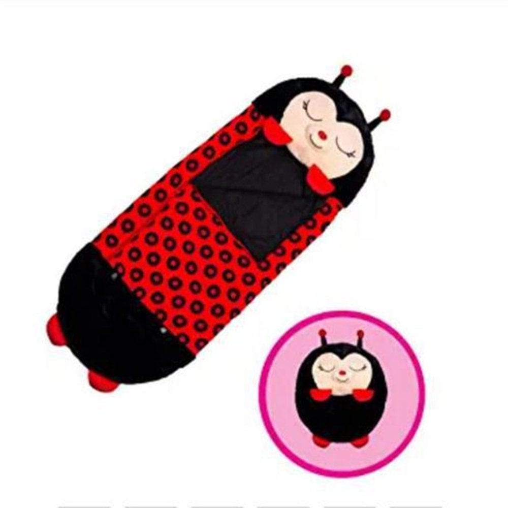 150*50Cm Sleeping Bag Happy Nappers Children'S Cartoon Plush Pillow Convertible Children'S Sleeping Bag