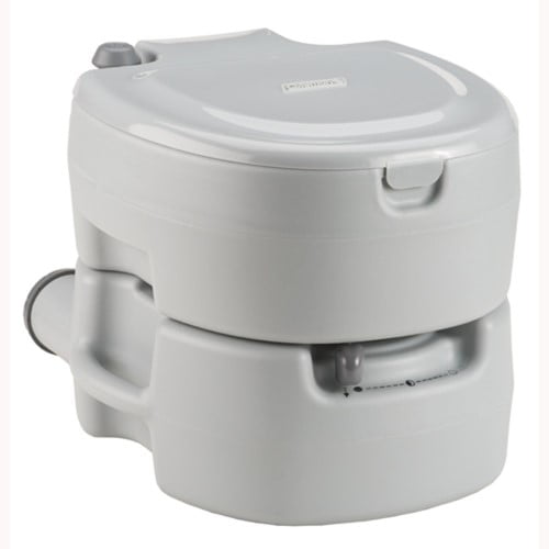 5.3 Gal. Portable Large Flush Toilet Self-Contained Holding Tank