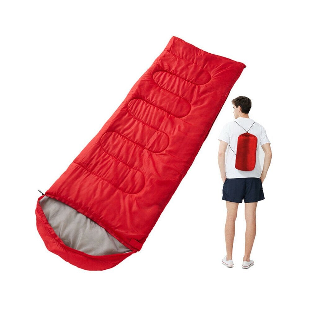 3 Season Warm & Cool Weather, Lightweight Backpacking Sleeping Bag for Kids Teens, Waterproof Camping Hiking Traveling Gear, Green