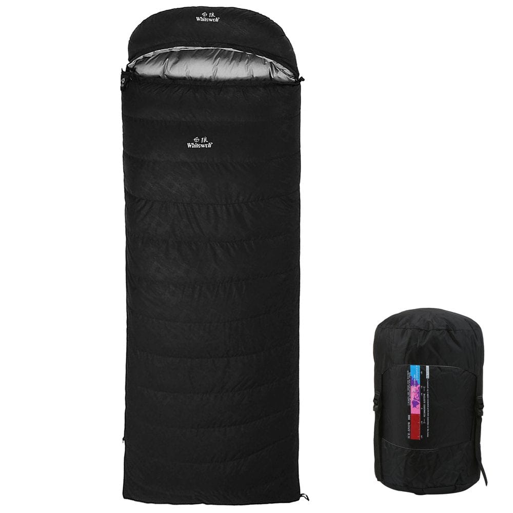 95% White Goose down Lightweight Sleeping Bag 210X80Cm with Compression Sack for Backpacking Camping Hiking Traveling