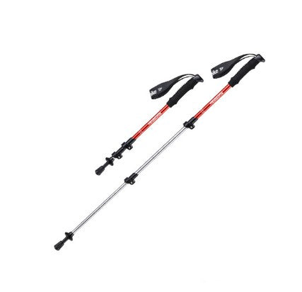 Picture of Orange Walking Stick Fully Open and Fully Closed